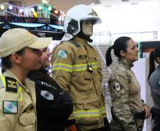 PMPR e Forças de Segurança Intensificam Ações de Proteção à Mulher durante evento da SESP no Shopping Estação