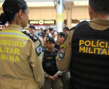 PMPR e Forças de Segurança Intensificam Ações de Proteção à Mulher durante evento da SESP no Shopping Estação
