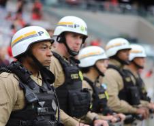 A atuação da PMPR teve início ainda nas primeiras horas da manhã, com reforço no policiamento desde as 8h até as 22H