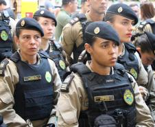 PMPR e Forças de Segurança Intensificam Ações de Proteção à Mulher durante evento da SESP no Shopping Estação