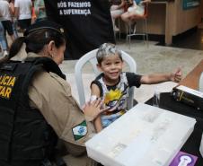 PMPR e Forças de Segurança Intensificam Ações de Proteção à Mulher durante evento da SESP no Shopping Estação