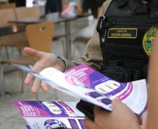 PMPR e Forças de Segurança Intensificam Ações de Proteção à Mulher durante evento da SESP no Shopping Estação