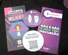 PMPR e Forças de Segurança Intensificam Ações de Proteção à Mulher durante evento da SESP no Shopping Estação