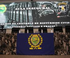 Polícia Militar realiza aula inaugural do XX Curso de Controle de Distúrbios Civis 2026