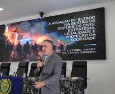 Polícia Militar realiza aula inaugural do XX Curso de Controle de Distúrbios Civis 2026