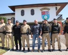 A PMPR inaugura nova sede do 7° Comando Regional de Polícia Militar