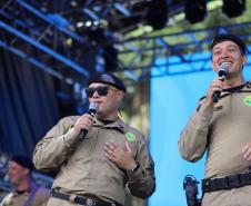 A participação reforça o papel da Polícia Militar do Paraná (PMPR) para além da segurança pública, atuando também como agente de integração social e cultural