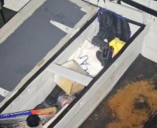 PMPR prende seis pessoas em Pinhão e apreende 92,6 kg de dourado, embarcações e arma de fogo em área proibida