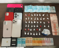 PMPR prende dois suspeitos por tráfico de drogas e cumpre mandado de prisão em Morretes