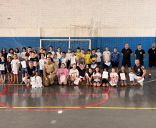 PMPR inicia projeto social de karatê para crianças e adolescentes em Dois Vizinhos