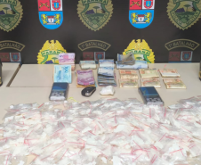 PMPR apreende porções de cocaína e prende homem por tráfico em Ponta Grossa