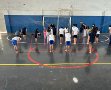 PMPR inicia projeto social de karatê para crianças e adolescentes em Dois Vizinhos