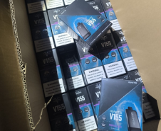 PMPR apreende 40 mil cigarros eletrônicos avaliados em R$ 5 milhões na RMC