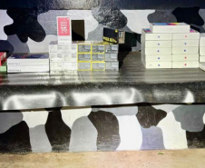 PMPR apreende carga de eletrônicos contrabandeados em Rolândia