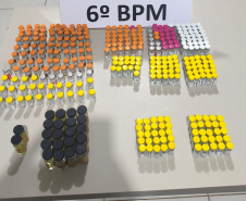 PMPR apreende mais de 300 ampolas irregulares e prende homem em ônibus no Oeste do PR