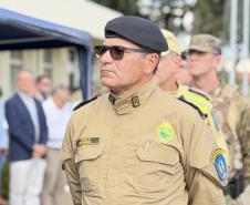 A Polícia Militar do Paraná (PMPR) realizou, na tarde desta quarta-feira (27), a solenidade de entrega de comando do 15º Batalhão de Polícia Militar (15º BPM)