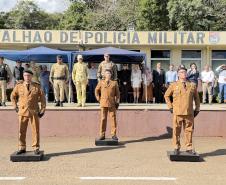 A Polícia Militar do Paraná (PMPR) realizou, na tarde desta quarta-feira (27), a solenidade de entrega de comando do 15º Batalhão de Polícia Militar (15º BPM)