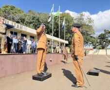 A Polícia Militar do Paraná (PMPR) realizou, na tarde desta quarta-feira (27), a solenidade de entrega de comando do 15º Batalhão de Polícia Militar (15º BPM)