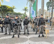 A Operação Sinergia IV integra as ações da Missão Paraná, estratégia do Governo do Estado voltada à descentralização das políticas públicas de segurança