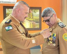Durante a solenidade, foram entregues a Medalha “Guardião do Norte Pioneiro” e a Medalha Policial Militar