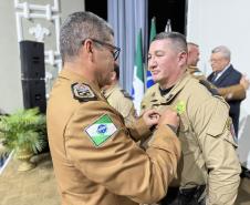 Durante a solenidade, foram entregues a Medalha “Guardião do Norte Pioneiro” e a Medalha Policial Militar