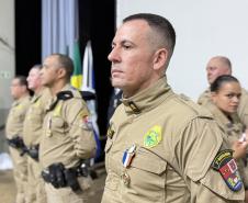 Durante a solenidade, foram entregues a Medalha “Guardião do Norte Pioneiro” e a Medalha Policial Militar