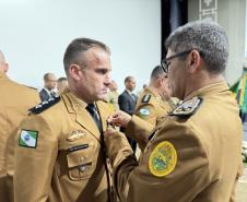 Durante a solenidade, foram entregues a Medalha “Guardião do Norte Pioneiro” e a Medalha Policial Militar