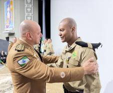 Durante a solenidade, foram entregues a Medalha “Guardião do Norte Pioneiro” e a Medalha Policial Militar