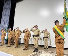 Durante a solenidade, foram entregues a Medalha “Guardião do Norte Pioneiro” e a Medalha Policial Militar
