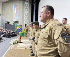 Durante a solenidade, foram entregues a Medalha “Guardião do Norte Pioneiro” e a Medalha Policial Militar