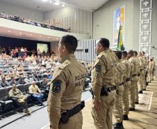 Durante a solenidade, foram entregues a Medalha “Guardião do Norte Pioneiro” e a Medalha Policial Militar