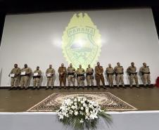 Durante a solenidade, foram entregues a Medalha “Guardião do Norte Pioneiro” e a Medalha Policial Militar