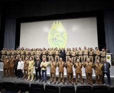 Durante a solenidade, foram entregues a Medalha “Guardião do Norte Pioneiro” e a Medalha Policial Militar