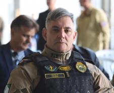 Na ocasião, o tenente-coronel Andrey Müller Iark transmitiu a função ao tenente-coronel Márcio Valim de Souza