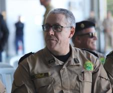 Na ocasião, o tenente-coronel Andrey Müller Iark transmitiu a função ao tenente-coronel Márcio Valim de Souza