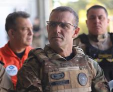 Na ocasião, o tenente-coronel Andrey Müller Iark transmitiu a função ao tenente-coronel Márcio Valim de Souza