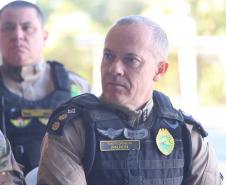 Na ocasião, o tenente-coronel Andrey Müller Iark transmitiu a função ao tenente-coronel Márcio Valim de Souza