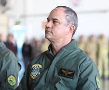Na ocasião, o tenente-coronel Andrey Müller Iark transmitiu a função ao tenente-coronel Márcio Valim de Souza