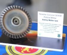 Na ocasião, o tenente-coronel Andrey Müller Iark transmitiu a função ao tenente-coronel Márcio Valim de Souza