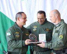 Na ocasião, o tenente-coronel Andrey Müller Iark transmitiu a função ao tenente-coronel Márcio Valim de Souza