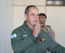 Na ocasião, o tenente-coronel Andrey Müller Iark transmitiu a função ao tenente-coronel Márcio Valim de Souza