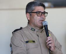 Na ocasião, o tenente-coronel Andrey Müller Iark transmitiu a função ao tenente-coronel Márcio Valim de Souza