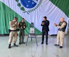 Na ocasião, o tenente-coronel Andrey Müller Iark transmitiu a função ao tenente-coronel Márcio Valim de Souza