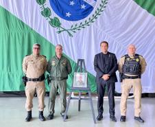 Na ocasião, o tenente-coronel Andrey Müller Iark transmitiu a função ao tenente-coronel Márcio Valim de Souza