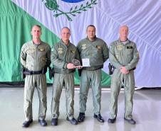 Na ocasião, o tenente-coronel Andrey Müller Iark transmitiu a função ao tenente-coronel Márcio Valim de Souza
