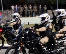 Policiais da PMPR concluem treinamento para escolta de autoridades e comboios