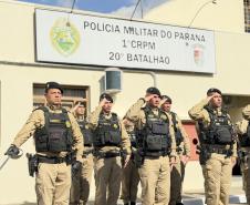 Durante a solenidade, foi ressaltada a trajetória do 20º BPM, criado em 7 de junho de 2006