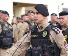 Durante a solenidade, foi ressaltada a trajetória do 20º BPM, criado em 7 de junho de 2006