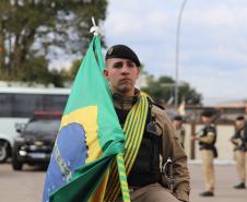 Durante a solenidade, foi ressaltada a trajetória do 20º BPM, criado em 7 de junho de 2006