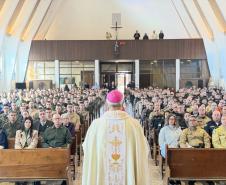 PMPR participa das celebrações da Páscoa dos Militares em Curitiba